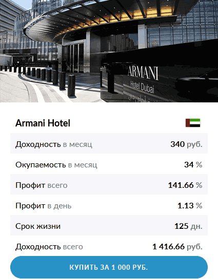 Отель Armani Hotel в Buy Hotel