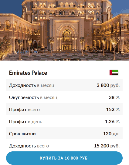 Отель Emirates Palace в Buy Hotel