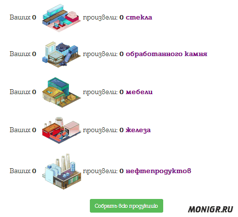 Сбор продукции в Magnats