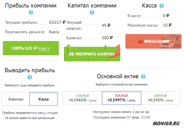 Управление компанией в Russia Invest